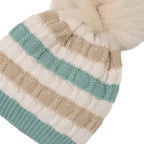 Cuffia Neonata Lana Vergine 100% Verde Vaniglia IN2371/V corredino e abbigliamento neonato | NANU' BABY