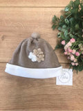 Cuffia Neonata TORTORA RL210147 - 44CO corredino e abbigliamento neonato | NANU' BABY