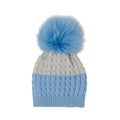 Cuffia Neonato Lana Vergine 100% Cielo IN6871/C corredino e abbigliamento neonato | NANU' BABY