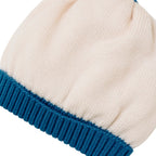 Cuffia Neonato Lana Vergine 100% Natural Zaffiro IN7171BT/Z corredino e abbigliamento neonato | NANU' BABY