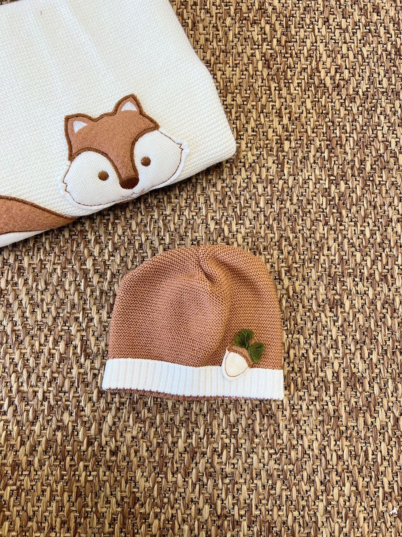 Cuffia Neonato Marrone 6794 corredino e abbigliamento neonato | NANU' BABY