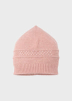Cuffia Punto Smok Rosa SOFIA/CU corredino e abbigliamento neonato | NANU' BABY