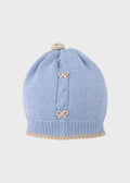 Cuffia Punto Vapore Azzurro ROBERTO/CU corredino e abbigliamento neonato | NANU' BABY