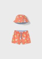 Orange Reversible Hat Costume Set 1646/12