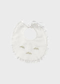 ROSSELLA 3124 White Batiste Embroidery Bib