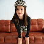 Dolcevita tricot costine comb Bimba Nero 5835/84 corredino e abbigliamento neonato | NANU' BABY