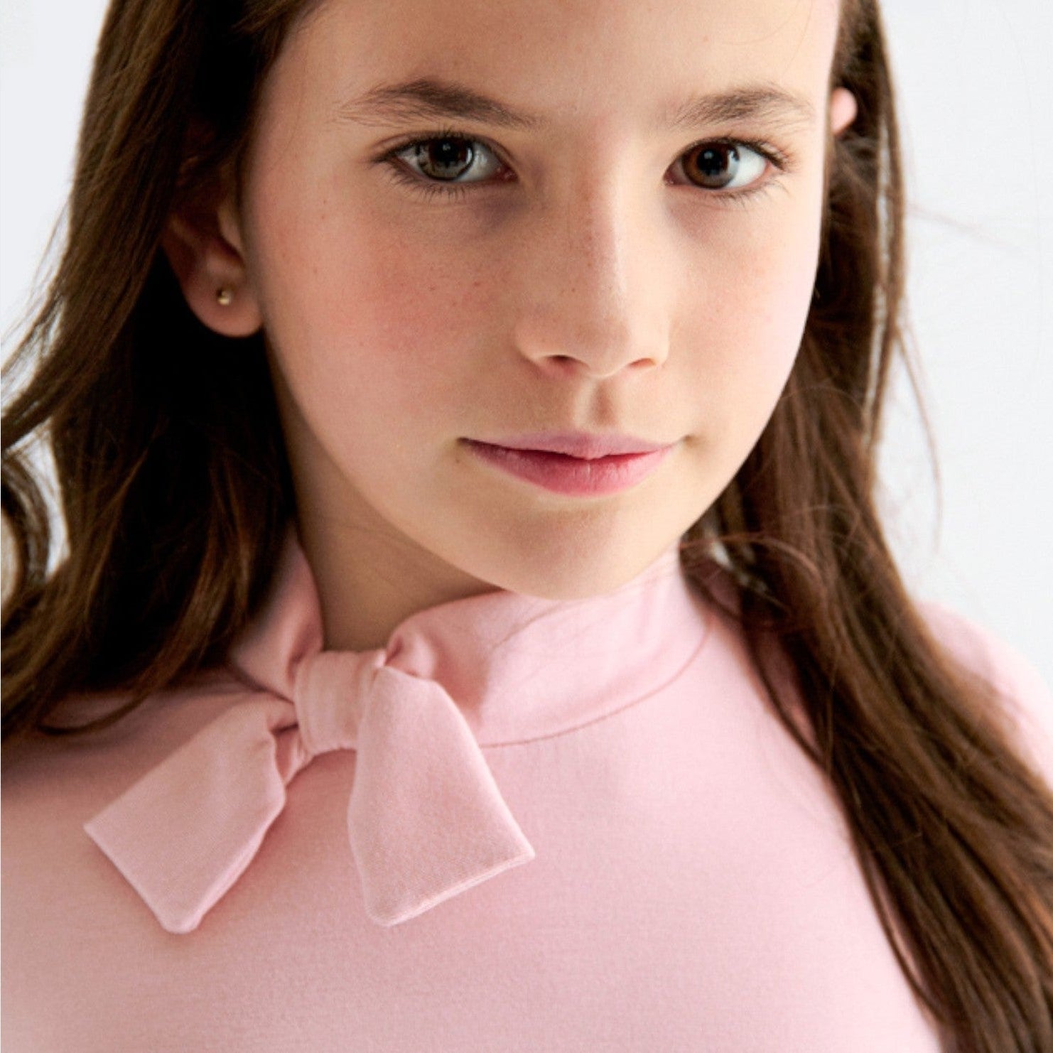 Dolcevita viscosa fiocco Bimba Rosa 5607/58 corredino e abbigliamento neonato | NANU' BABY