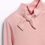 Dolcevita viscosa fiocco Bimba Rosa 5607/58 corredino e abbigliamento neonato | NANU' BABY