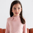 Dolcevita viscosa fiocco Bimba Rosa 5607/58 corredino e abbigliamento neonato | NANU' BABY