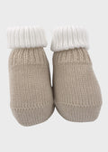 White Cotton Slippers SC66/3001