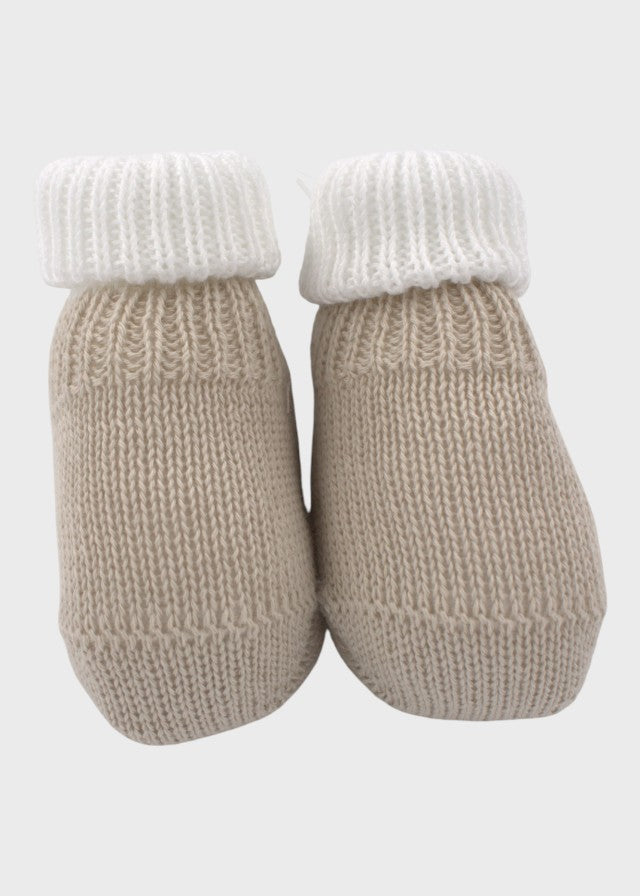 White Cotton Slippers SC66/3001