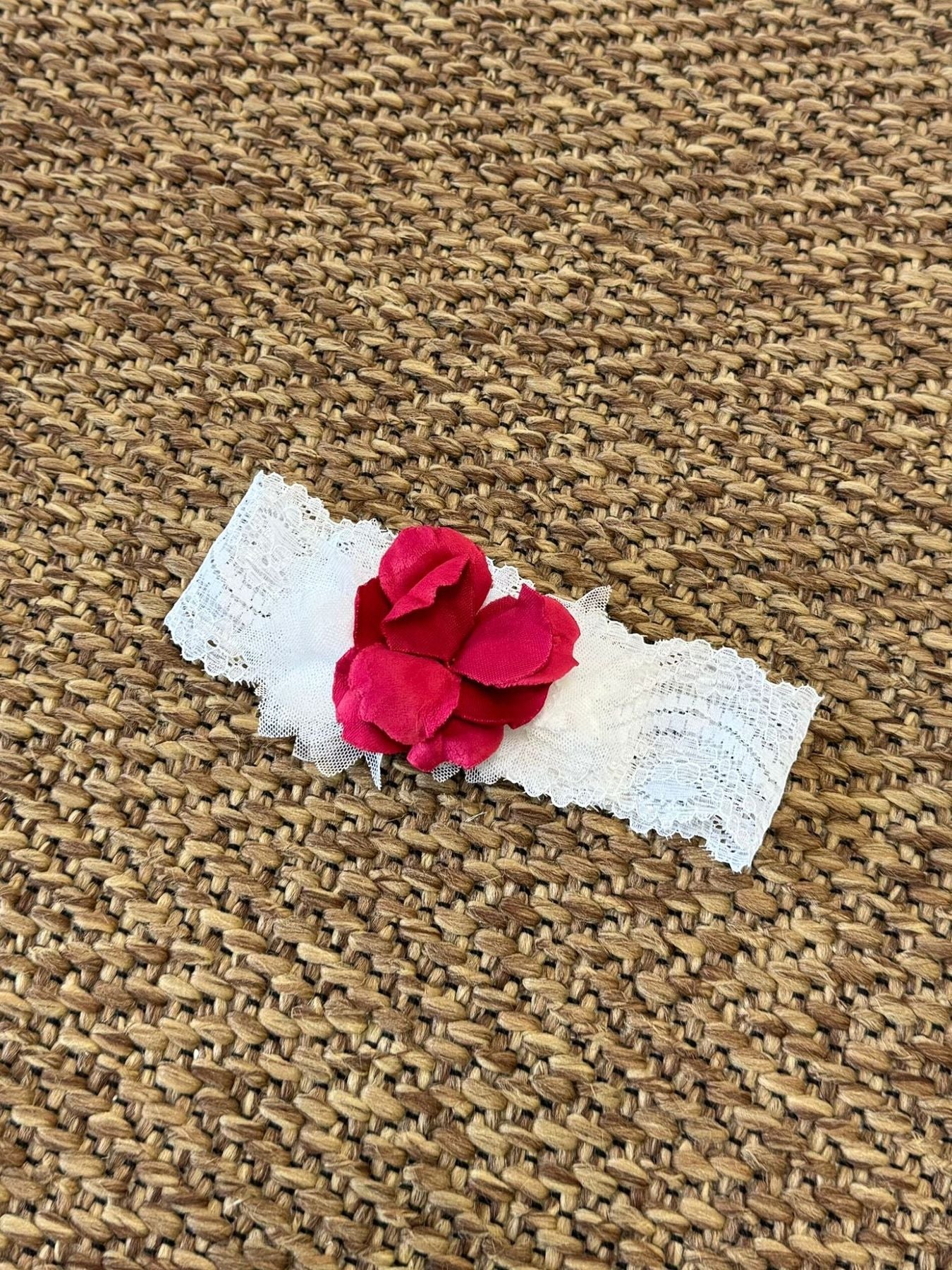 Fascia cerimonia Fiore PANNA IH800FAT/R corredino e abbigliamento neonato | NANU' BABY