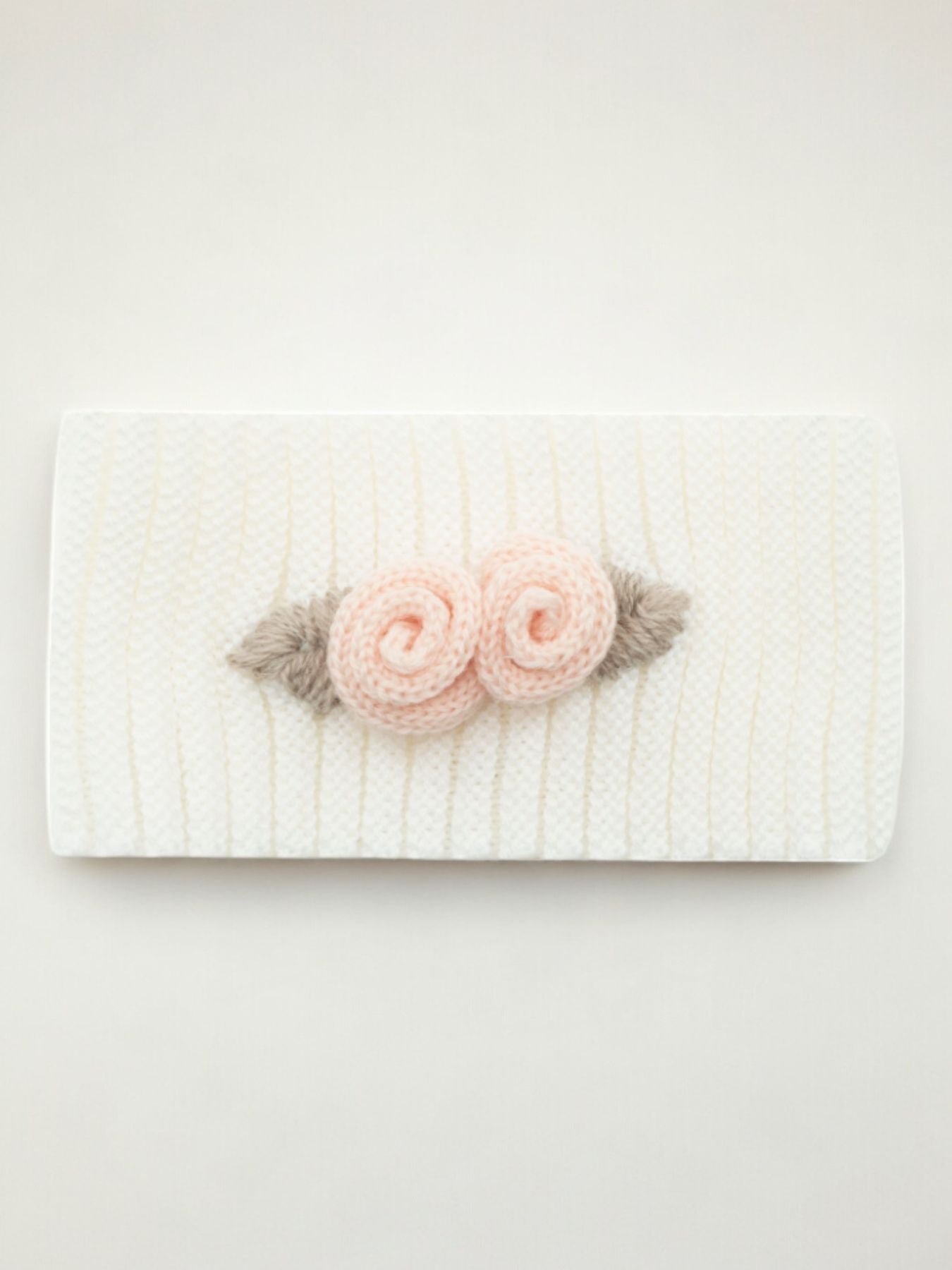 Fascia Roselline ROSA PESCA IB14FA corredino e abbigliamento neonato | NANU' BABY