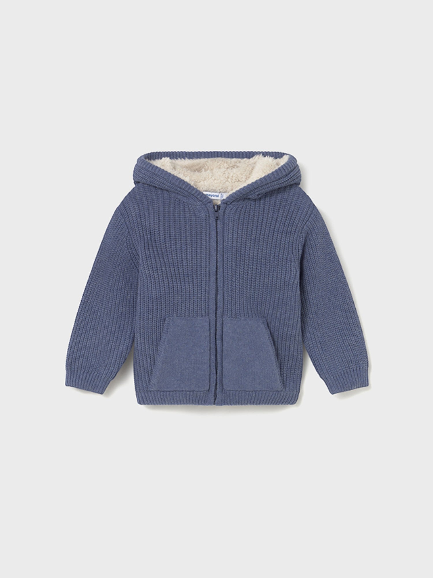 Felpa tricot traforato Bimbo Blu 2350/75 corredino e abbigliamento neonato | NANU' BABY