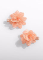 Fermagli Fiori Tulle Arancio 5467/65 corredino e abbigliamento neonato | NANU' BABY
