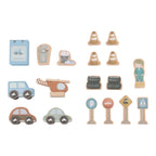 Garage in legno Multicolore LD2534 corredino e abbigliamento neonato | NANU' BABY