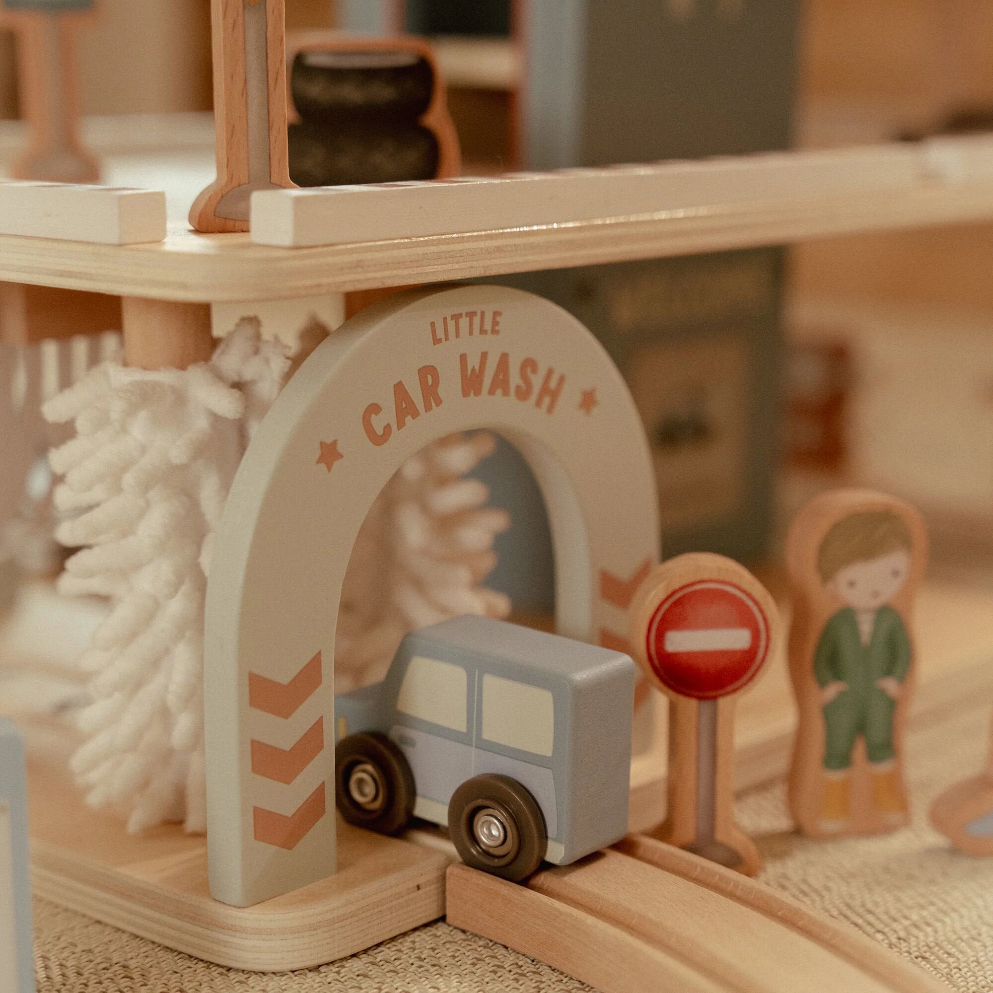 Garage in legno Multicolore LD2534 corredino e abbigliamento neonato | NANU' BABY