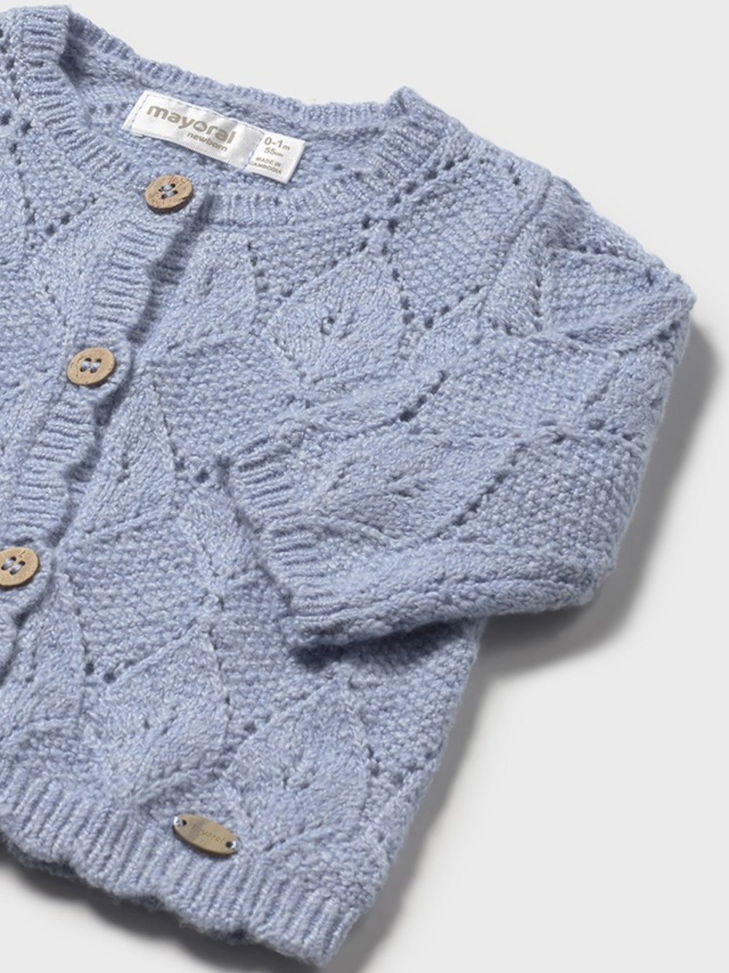 Giacca Bimba AZZURRO 2332/37 corredino e abbigliamento neonato | NANU' BABY