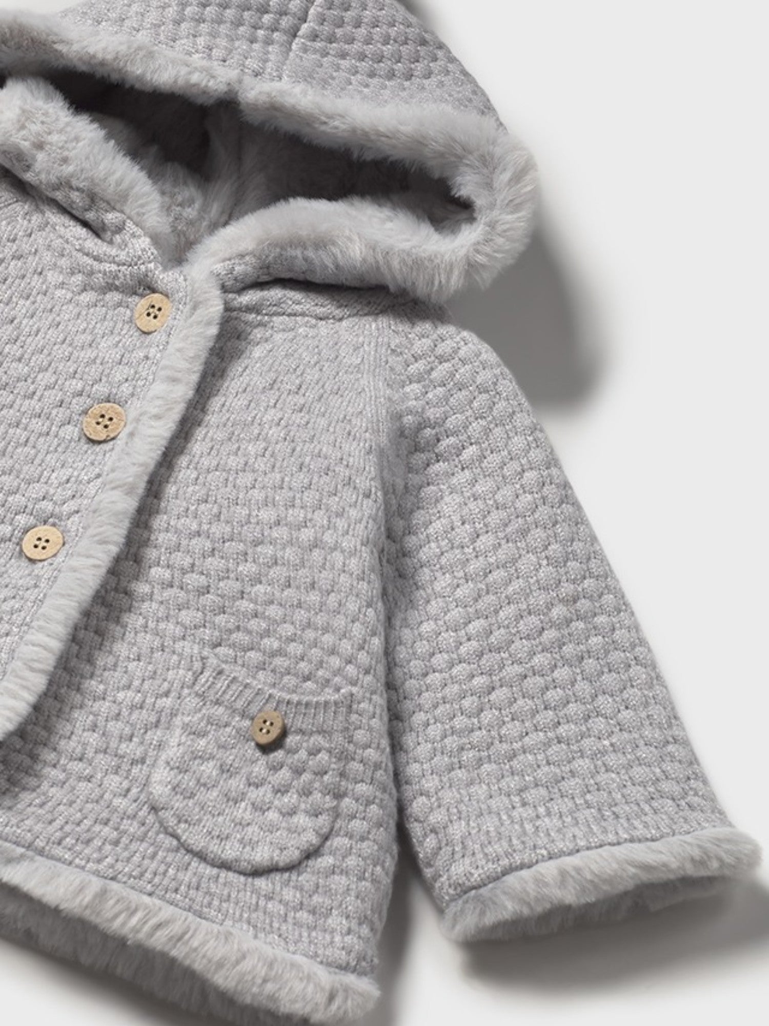 Giacca Bimba Grigio 2333/45 corredino e abbigliamento neonato | NANU' BABY