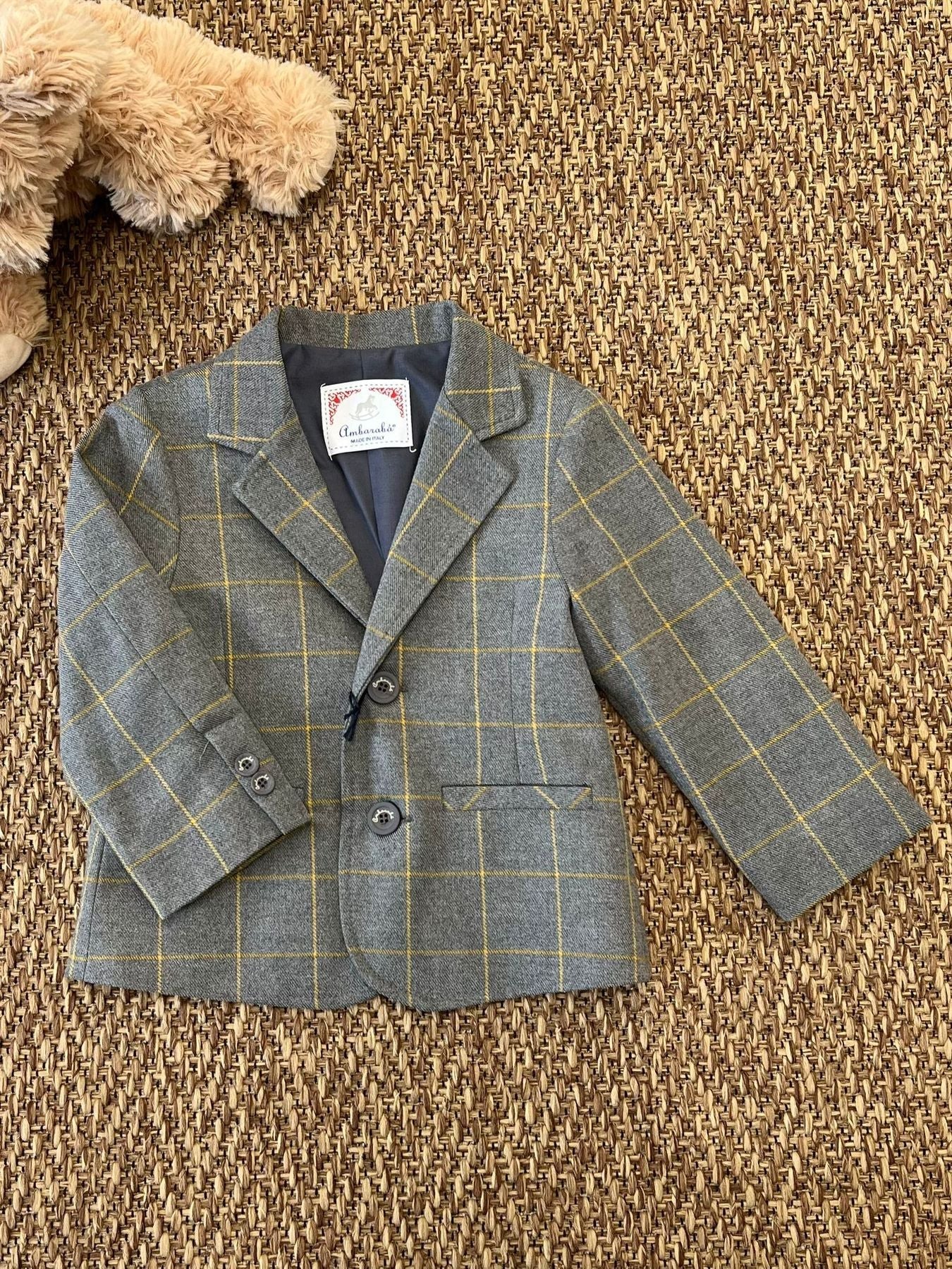 Giacca Bimbo Grigio FM36096/T204 corredino e abbigliamento neonato | NANU' BABY
