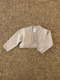 Giacca Cerimonia Bimba CAMMELLO IK31545 corredino e abbigliamento neonato | NANU' BABY
