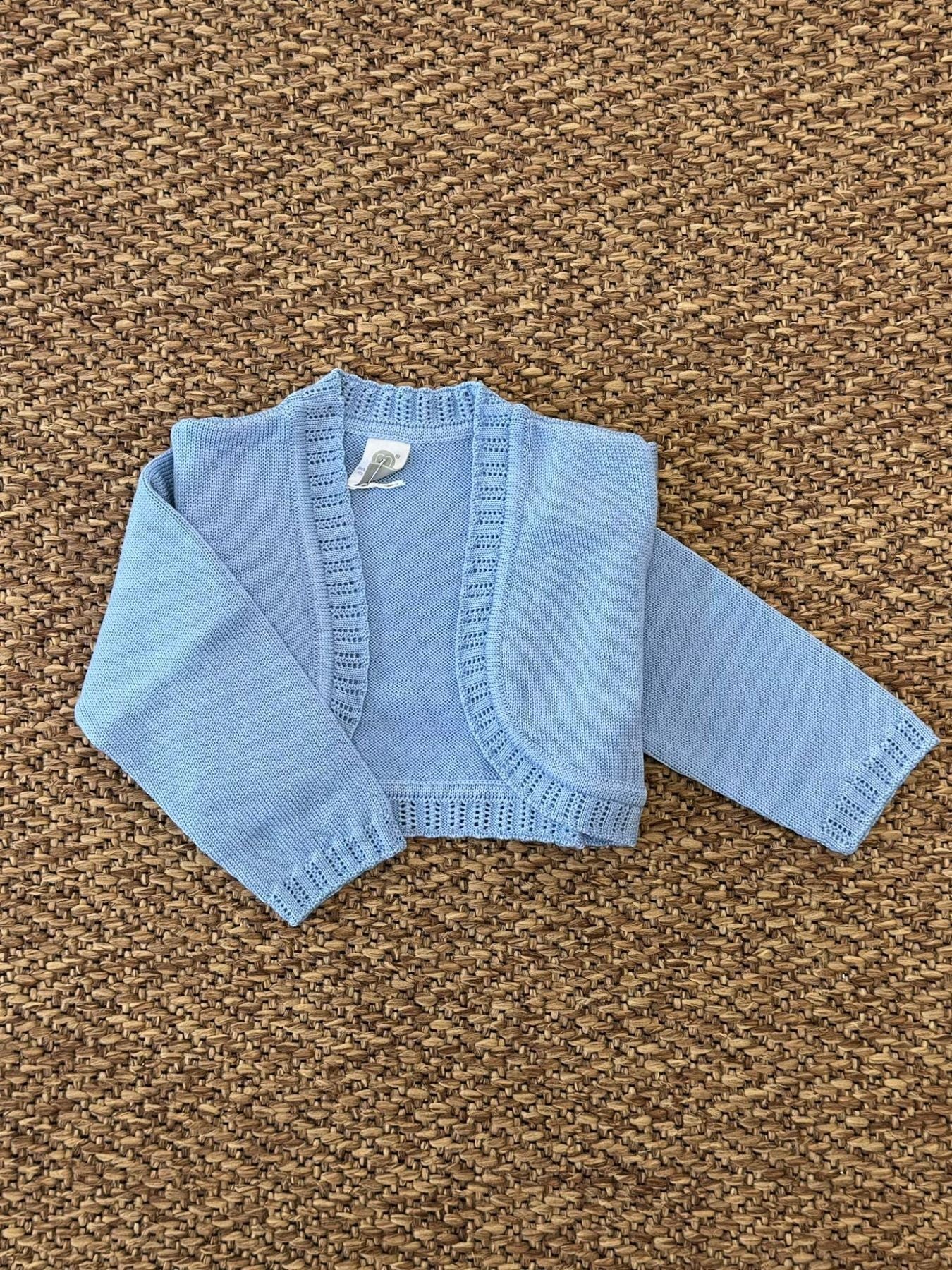 Giacca Cerimonia Bimba Cielo IK31445 corredino e abbigliamento neonato | NANU' BABY