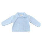 Giacca Cerimonia Bimbo Misto Cotone Cielo - PONTO POR PONTO 3/878 - C corredino e abbigliamento neonato | NANU' BABY