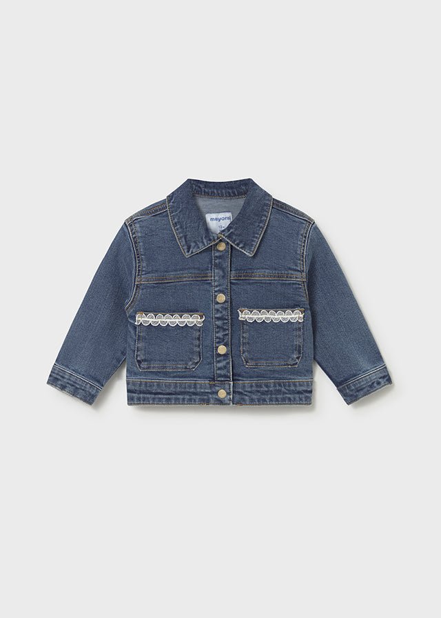 Giacca Jeans Cotone Blu 1490/57 corredino e abbigliamento neonato | NANU' BABY