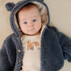 Giacca Teddy Bimbo Blu CL25092119 corredino e abbigliamento neonato | NANU' BABY
