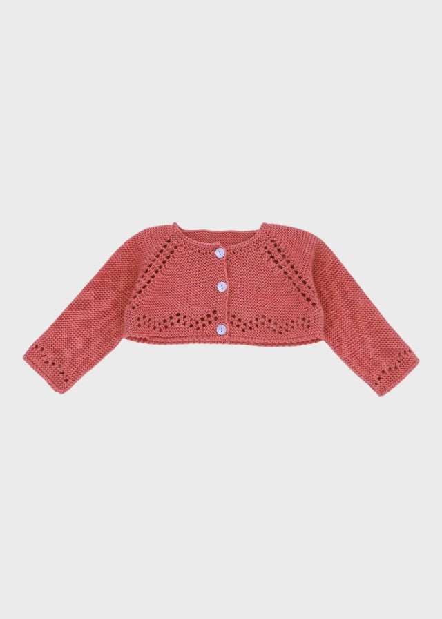 Giacca Traforata Coccio 9000/48 corredino e abbigliamento neonato | NANU' BABY