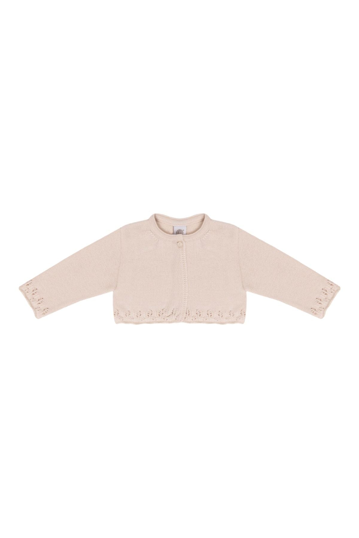 Giacchina in lana Bimba Natural IH84145 corredino e abbigliamento neonato | NANU' BABY