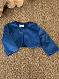 Giacchino Baltico Bimba Blu FF36047/T218B corredino e abbigliamento neonato | NANU' BABY