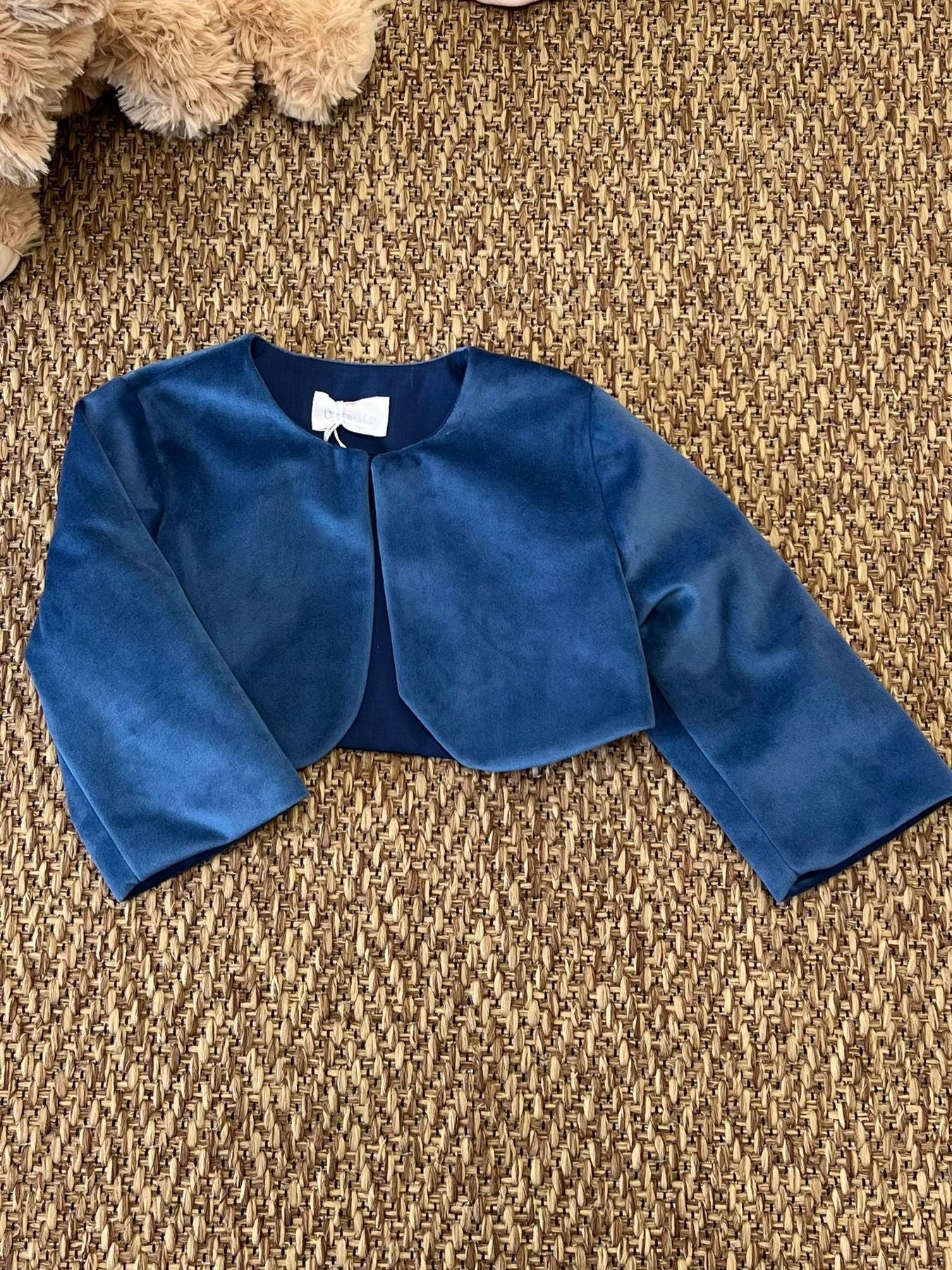 Giacchino Baltico Bimba Blu FF36047/T218B corredino e abbigliamento neonato | NANU' BABY