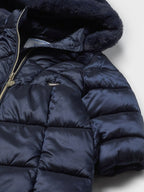 Giaccone lungo Bimba Blu 2436/56 corredino e abbigliamento neonato | NANU' BABY