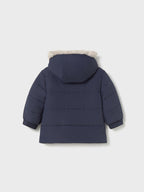 Giaccone orecchie pelo Bimbo Blu 2424/51 corredino e abbigliamento neonato | NANU' BABY