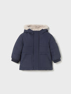 Giaccone orecchie pelo Bimbo Blu 2424/51 corredino e abbigliamento neonato | NANU' BABY