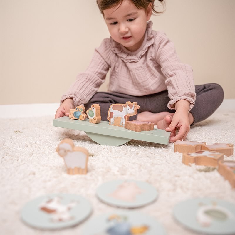 Gioco di equilibrio Piccola fattoria MULTICOLORE LD7157 corredino e abbigliamento neonato | NANU' BABY
