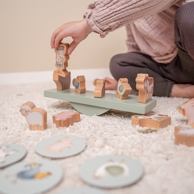 Gioco di equilibrio Piccola fattoria MULTICOLORE LD7157 corredino e abbigliamento neonato | NANU' BABY