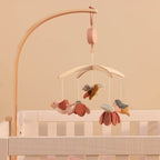 Giostrina musicale in legno Fiori & Farfalle MULTICOLORE LD8700 corredino e abbigliamento neonato | NANU' BABY