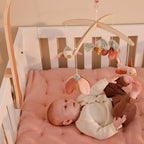 Giostrina musicale in legno Fiori & Farfalle MULTICOLORE LD8700 corredino e abbigliamento neonato | NANU' BABY