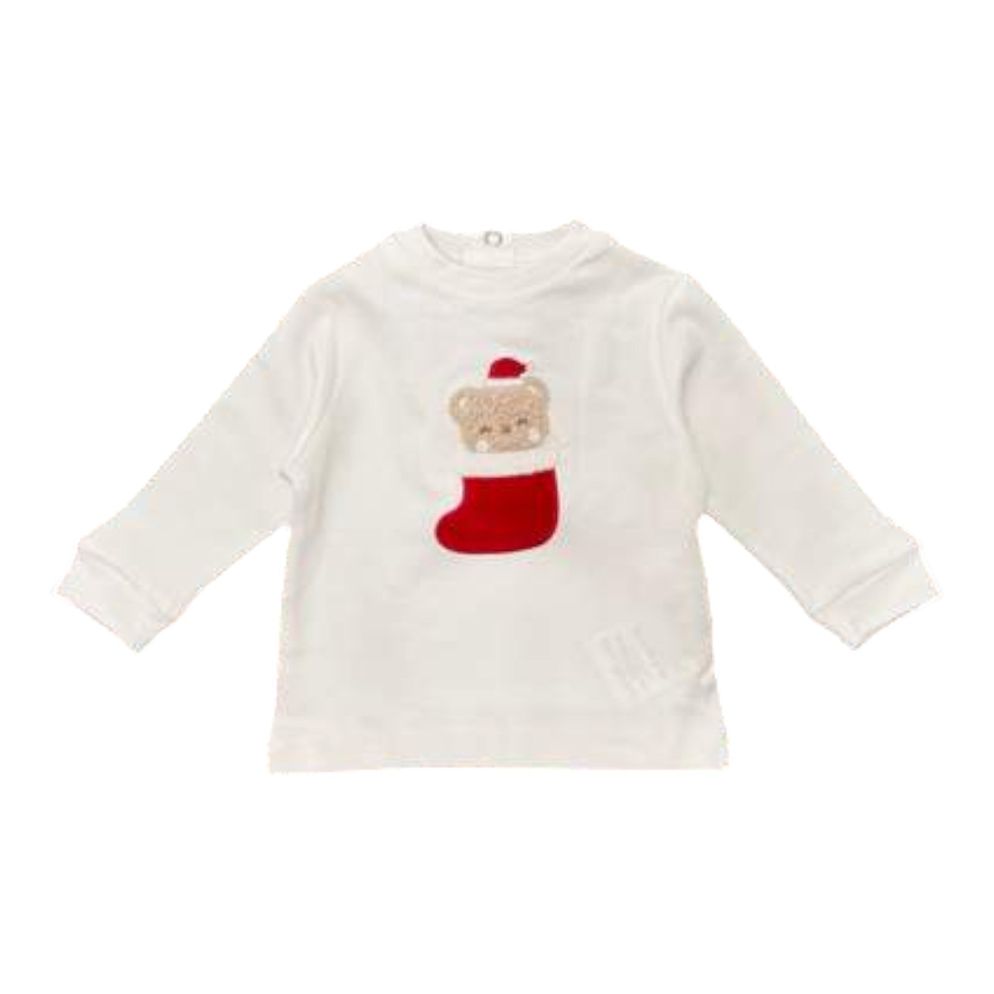 Girocollo Ml Bimbo Bianco 3F619/112 corredino e abbigliamento neonato | NANU' BABY