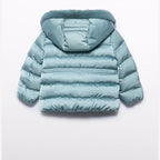 Giubbotto satinato pelo Bimba Verde 5849/16 corredino e abbigliamento neonato | NANU' BABY