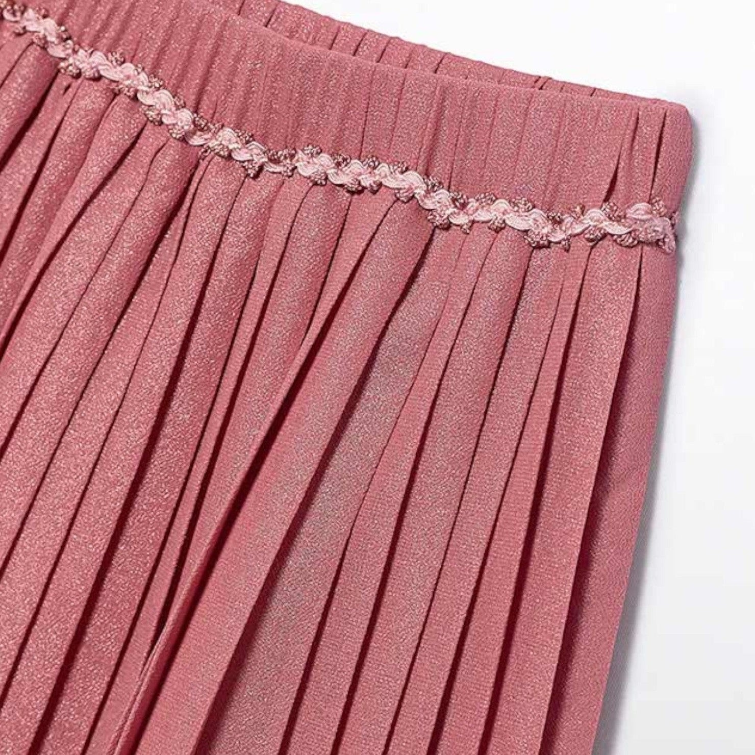 Gonna midi lame Bimba Rosa 5519/34 corredino e abbigliamento neonato | NANU' BABY