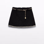 Gonna teddy con cintura Bimba Nero 5517/8 corredino e abbigliamento neonato | NANU' BABY