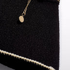 Gonna teddy con cintura Bimba Nero 5517/8 corredino e abbigliamento neonato | NANU' BABY