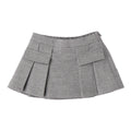 Gonna Twill Manopesca Plissettata Bimba Grigio 3F730/8879 corredino e abbigliamento neonato | NANU' BABY