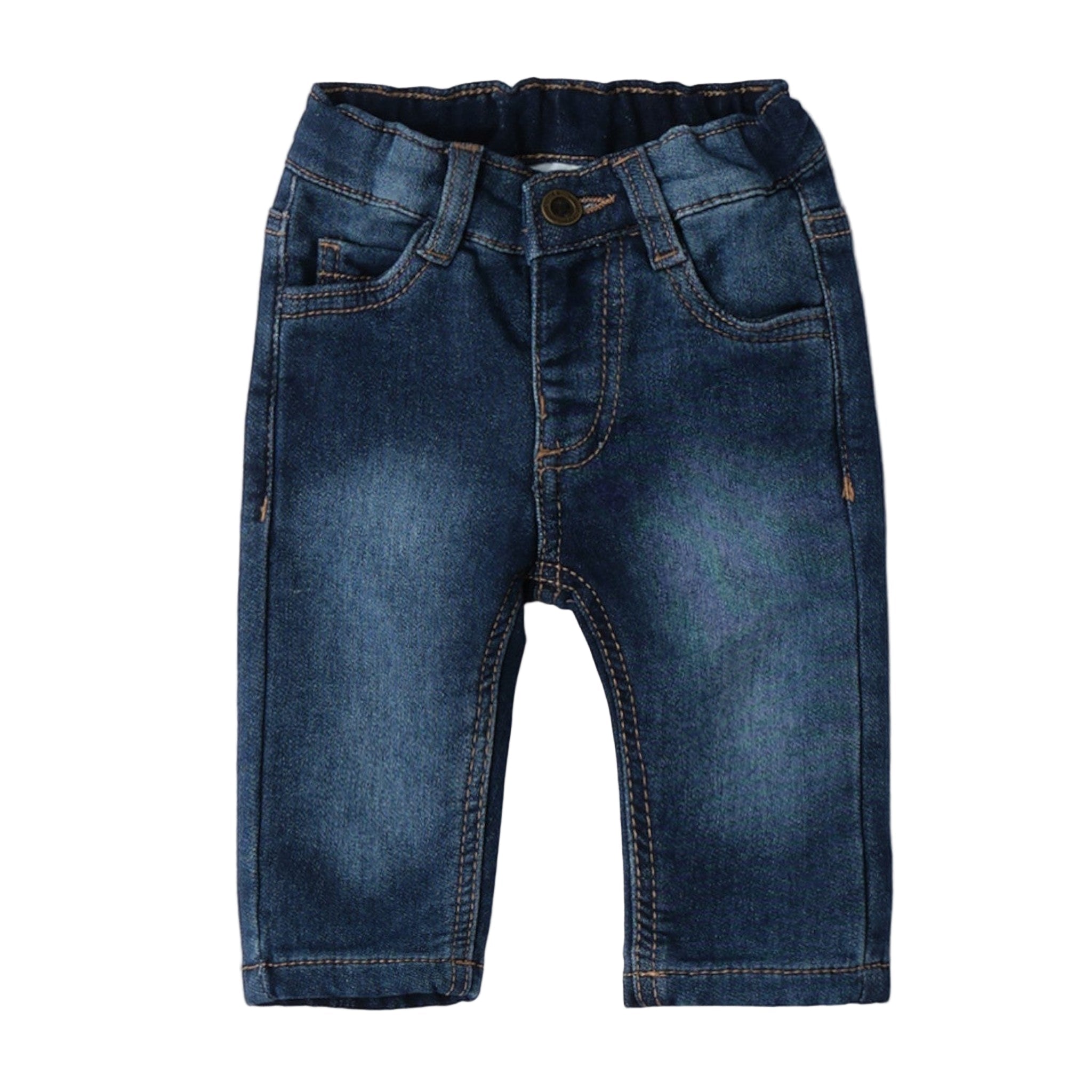 Jeans Denim Maglia Cotone Stretch Bimbo Blu 3F624/7450 corredino e abbigliamento neonato | NANU' BABY