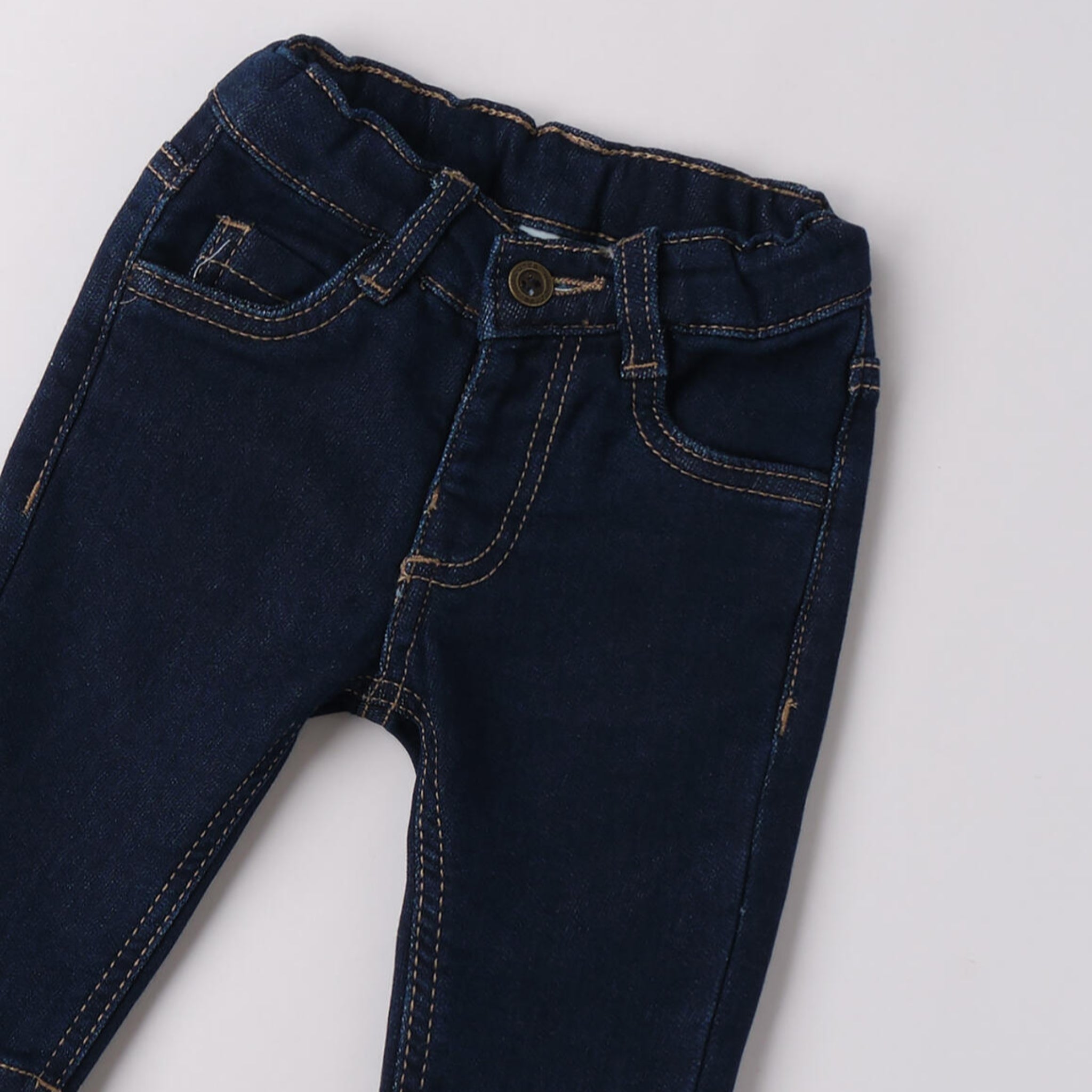Jeans Denim Maglia Cotone Stretch Bimbo Blu 3F624/7750 corredino e abbigliamento neonato | NANU' BABY