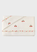Lenzuolino Ciliegine Cotone Avorio CHERRY/LN corredino e abbigliamento neonato | NANU' BABY