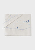Lenzuolino Cotone Ricami Mare DORY/LN corredino e abbigliamento neonato | NANU' BABY